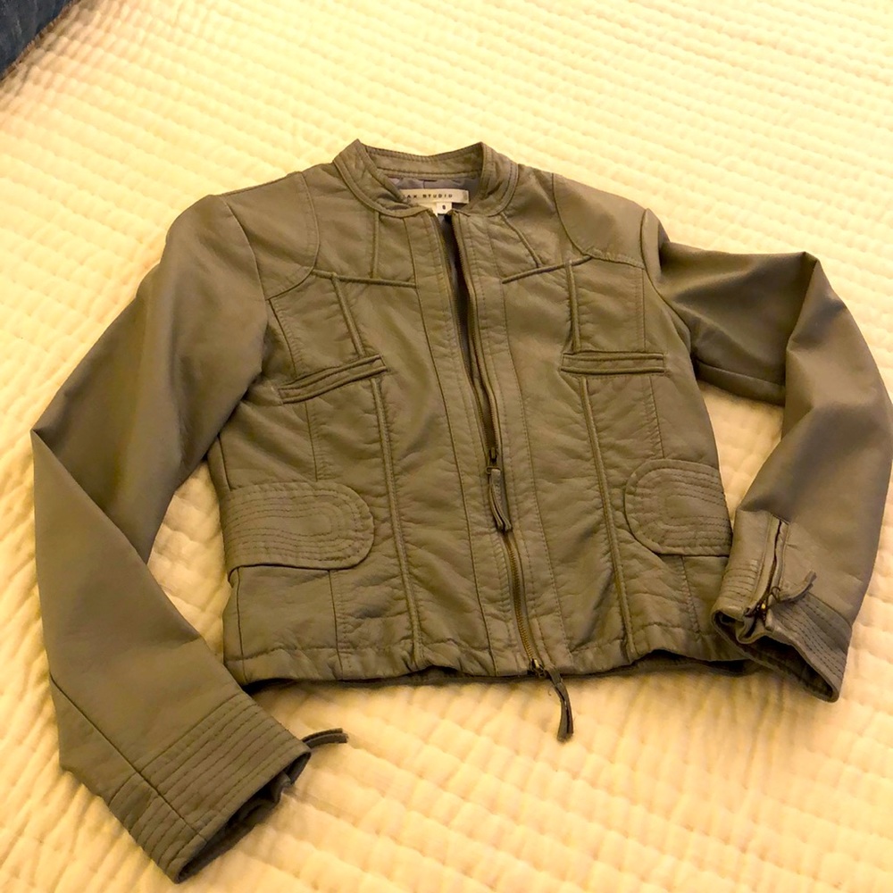 Max Studio Vegan Leather Jacket